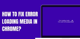 HOW TO FIX ERROr LOADING MEDIA IN CHROME